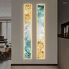 Wall Lamp Modern Frameless Oil Painting On Canvas Luminous Interior Led For Living Room Porch Aisle Bedroom Decoration