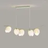 Kroonluchters Moderne LED Thuis Eetkamer Keuken Verlichting Glans Decor Hanger Kroonluchter Lamp Indoor Bar Opknoping Lichten Armatuur