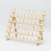 Other Home Storage Organization Wooden Wire Rack Storage Shelf Sewing Thread Storage Bracket Roll Needlework Tools Apparel Needlework Storage 230721