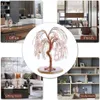 Novelty Items Healing Crystal Tranen Steenslag Fortune Tree Home Decor Craft Kunstmatige Bomen Ornamenten Gift P6U2217I