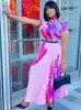 Ethnic Clothing African Dresses For Women Elegant 2023 Dashiki Autumn Spring Maxi Ladies Traditional Fairy Dreaes