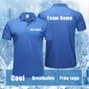 Hommes Polos DIY Hommes Sport Formation Glace soie été Polo À Manches Courtes Mâle Casual Séchage Rapide Gym Running Fitness Slim Tees Tops Vêtements 230720