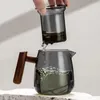 Wine Glasses 480ml Glass Bubble Teapot Health Pot Household Tea Water Separation Boiling Set