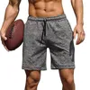 Męskie szorty sportowe prowadzenie fitness Szybki suchy lato luźne trening koszykówki spodni na plaży Solidny kolor sportowy odzież plus rozmiar