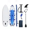 Stand Up Board Surfboard Rescue Fishing Yoga Giant Isup Uppblåsbar uppdatering breddat vatten skateboard sup med massor d ringar kol PA2275