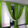 wedding decorations silver sequin swags designs wedding stylist 6M wide swags for backdrop Party Curtain Celebration Stage design 286y