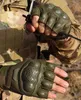 Gants tactiques demi-doigts tir combat chasse wargame cyclisme combat coque de protection confortable gants de pêche en plein air