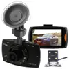 2Ch auto dashcam videoregistratore digitale per auto DVR 2 7 schermo anteriore 140 ° posteriore 100 ° ampio angolo di visione FHD 1080P visione notturna240v