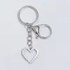 New Heart Keychains White and Black Couple Keychain Lovely Paired Keychains Free Dropshipping Wholesale