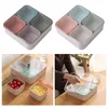 Plates Snack Serving Tray 4 Compartment Dried Fruit Storage Containers Dish For Cakes Sweets Nuts Birthday