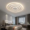 Chandeliers Nordic Corrugated Bedroom Modern Atmosphere Flush Mount Ceiling Light Designer Funiture Living Room Terrace Lamp