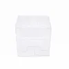 Present Wrap 100 Pieces/Lot Clear Square PVC Birthday Present Box Wedding Favor Holder Transparent Chocolate Candy Boxes 5x5x5cm 230720