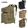 Sacos ao ar livre Mochilas militares Lawaia 45L Grande capacidade Mochilas masculinas do exército pacote ao ar livre para caminhadas acampamento caça saco 230720