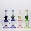 Kolorowa 10 -calowa turbina perc 14 mm szkło bong popularne wysokiej jakości rury wodne Perc Glass Bong hurtowa dla dorosłych