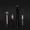 Подарочные ручки Picasso Pimio Black Metal Fountain Pen Black EF/M/Bent NIB 0,38/0,6/1,0 мм красное кольцо Матовое кольцо офисное деловое предприятие Подарочные чернила 230720