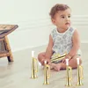 Hałas Maker Golden Plastic Horn Trumpet for Kids - Zabawna zabawka instrumentu muzycznego i kibicowanie rekwizytów na imprezy i wydarzenia sportowe 230720