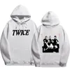 Men's Hoodies Kpop TWICE Women Men Fashion Oversized Sweatshirt Korean Autumn Fleece Pullover Tops Streetwear Y2k Merch Clothes