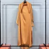 Vêtements ethniques Ramadan plaine Abaya Robe longue femmes musulmanes Hijab Robe sous Kimono Cardigan Dubaï Abaya grande taille Ldies Robe 230721