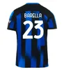 23/24 Inters Lukaku Lautaro Eriksen Soccer Jerseys 2023 Barella J.Correa Inters Dzeko Allani Tredje Milans Gosens Skriniar Mkhitaryan Football Uniform