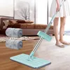 Mops Microfiber Flat Mop Hand Gratis Squeeze Reiniging Vloer met 2 Wasbare Pads Luie Huishoudelijke Cleaner Gereedschap 230721