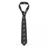 Bow Ties Print Casual Unisex Neck Tie Shirt Decoration Narrow Striped Slim Cravat