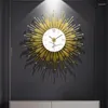 Väggklockor lyxig stor digital mekanism modern minimalistisk restaurang vardagsrum nordiska reloj de pared ornament hem dekor