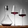 Wine Glasses 2pcs High-end Goblet Red Glass Kitchen Utensils Water Grap Champagne Bordeaux Burgundy Wedding Square Party Gift