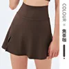 Skirts Sports Skirts With Linings And Shorts Workout Running Skirt Tennis Dance Fitness Dress Women Clothes Exercise Active Wear 230720