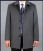 Giacche da uomo 2023 Arrivo Cappotto di lana Medio-lungo Ispessimento maschile Capispalla grande Inverno Caldo Trench Taglie forti M -7XL Inverno Uomo