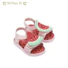 Sandalen kinderen gelei fruit watermeloen schoenen jongens en meisjes slippers cartoon zomer antislip zolen outdoor 230720