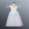 Bühnenkleidung weiß La Sylphide Romantisches Ballett-Tutu-Kleid Ballerina-Kleid Damen Weiße Fee Professionelles Ballett-Lang-Tutu mit Flügeln323k