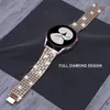 Bling Diamond Smart Watch Band Straps Est 20mm 22mm For Samsung Huawei phones Galaxy Active 2 3 Gear S2 Watchband Bracelet Bands