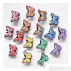 Аксессуары для участия в обуви 1000 -Styles Instock Cartoon Clog Charms Pvc Hole Garden Flower Fashion Shoes Diy D DH32O