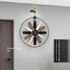 Wall Clocks Automatic Battery Powered Clock Digital Room Retro Luxury Girls Round Big Unusual Reloj De Pared Decorarion