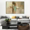 Kleurrijk abstract schilderij op canvas Schiereiland Art Uniek handgemaakt kunstwerk Home Decor
