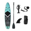 Kajaktillbehör Lindo Uppblåsbar Stand Up Paddel Board Sup Surfboard Water Sport Surf Set With Tail Foot Rope Inflator 230720