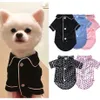 XS-XL PET DOG PAJAMAS Зимняя собака Комбалочная одежда для кошачья рубашка модная одежда для домашних животных для маленьких собак французский бульдог йорк Q312