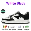 مصمم أحذية غير رسمي للركض Shark Shark Black White Navy Camo Patent Leath