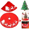 Kerstdecoraties 60/90/100 cm boomrok tapijt voor jaar Xmas ornamenten feestelijke feestartikelen navidad