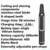 Clippers Trimmers Beard Trimmer For Men Hair Clippers for Men Professional Rechargeble Cordless Back Shavers Body Trimmer Hair Cutting Tools X0728 X0804