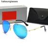 High End New Style Polarised Frameless Fashion Casual Trend Solglasögon Kör resesemester solglasögon 8055