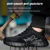 أحذية السلامة أحذية السلامة من الرجال الذين يعملون على أحذية أحذية غير قابلة للتدمير