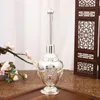 プレートティーキャニスター8.66''ハイオーナメントメタルと蓋付きの装飾的なテーブルトップフラワー花瓶ウェディングキッチンホームリビングルームダイニング