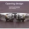 Bangle Power In Hand Silver Bracelet Men s 999 Personality Retro Solid Open Fist Cuff Jewelry Gift 230721