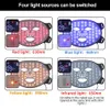 Ansiktsvårdsanordningar 4 färger LED -mask silikongel nära infraröd p på terapi hudföryngring anti rynka borttagning spa 230720