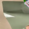 Khaki Green Gloss Vinyl Wrap för bilfolie med luftbubbelfordon Wrap som täcker klistermärken med lågt klibblim 3M Kvalitet 1 52x2287o
