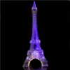 SXI Eiffel Tower Decor Light красочный светодиодный ночной настольный настольный настольный лампа для спальни романтический день рождения для детской вечеринки торт 280p