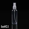 Plastsprayflaska 120 ml transparent spraypump flaska tom kosmetisk behållare 4oz 1000 st mycket gratis frakt dltnw