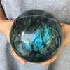 1000G Natural Labradorite Crystal Orb Gemstone Sphere Ball Reiki Healing 201125297w