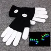 Sports Gloves 1pc LED Light Night Glowing Glitter For Entertainment Rave Party Glow Games Fun 230721